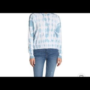 John & Jenn Women's Tie Dye Sweatshirt Blue Wash